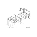 GE PGB995DET1BB lower door diagram
