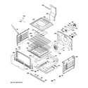 GE PGB995DET2BB lower oven diagram