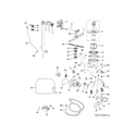 GE ZBD1870N00SS motor-pump mechanism diagram