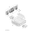 GE GDF620HMJ4ES lower rack assembly diagram