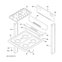 Hotpoint RGA824DED1WW cooktop parts diagram