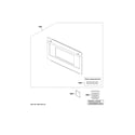 GE ZSC1202J3SS door parts diagram