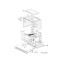 GE ZSC1202J3SS oven cavity parts diagram