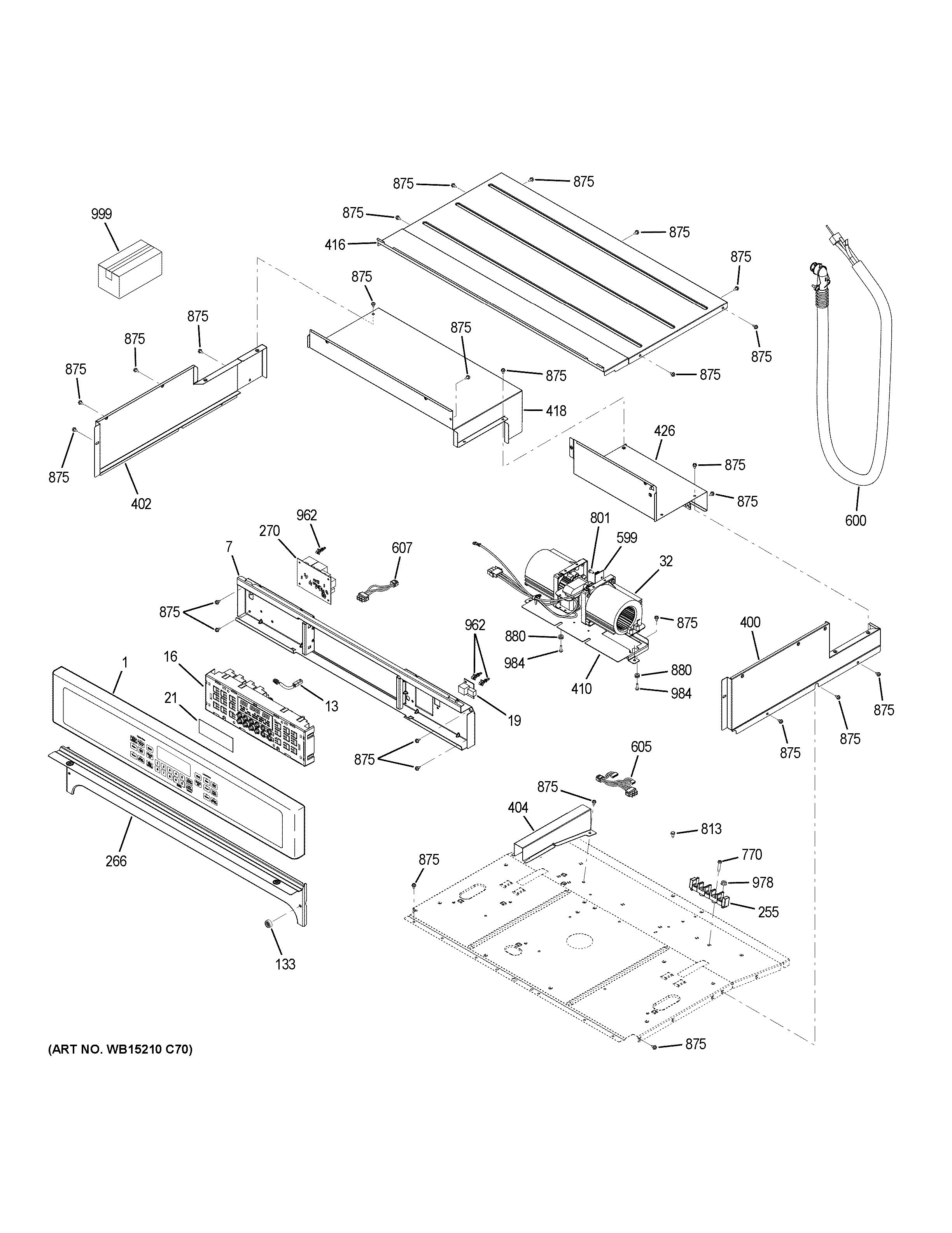 GE JT5500EJ5ES control panel diagram