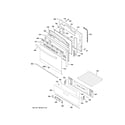 GE JGBS60GEK3SA door & drawer parts diagram