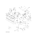 GE PGB960BEJ1TS gas & burner parts diagram