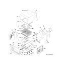 GE PGB960BEJ1TS lower oven diagram