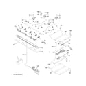 GE PGB911BEJ1TS gas & burner parts diagram