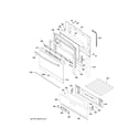 GE JGBS60RLK2SS door & drawer parts diagram