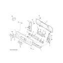 GE JB645DK2WW control panel diagram