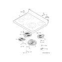 GE JBS60DK2WW cooktop diagram