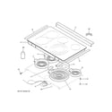 GE JS750EF4ES cooktop diagram