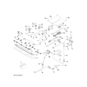 GE JGB860EEJ4ES gas & burner parts diagram