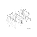 GE JGB860EEJ4ES lower door diagram