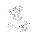 GE PGS950SEF1SS gas & burner parts diagram