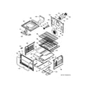 GE PGS950SEF1SS lower oven diagram