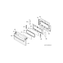 GE PGS950SEF1SS upper door diagram