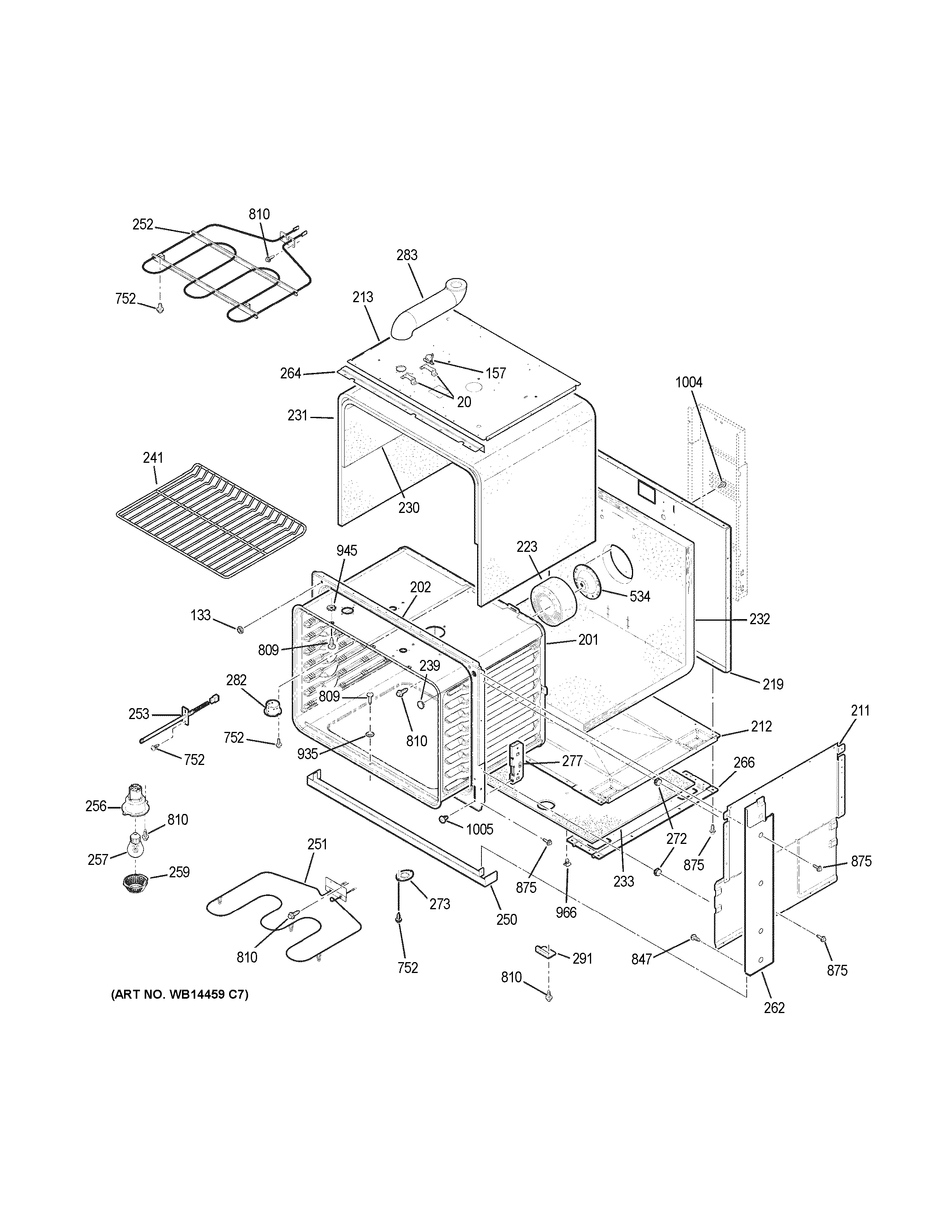 GE JDS28DF2WW body parts diagram