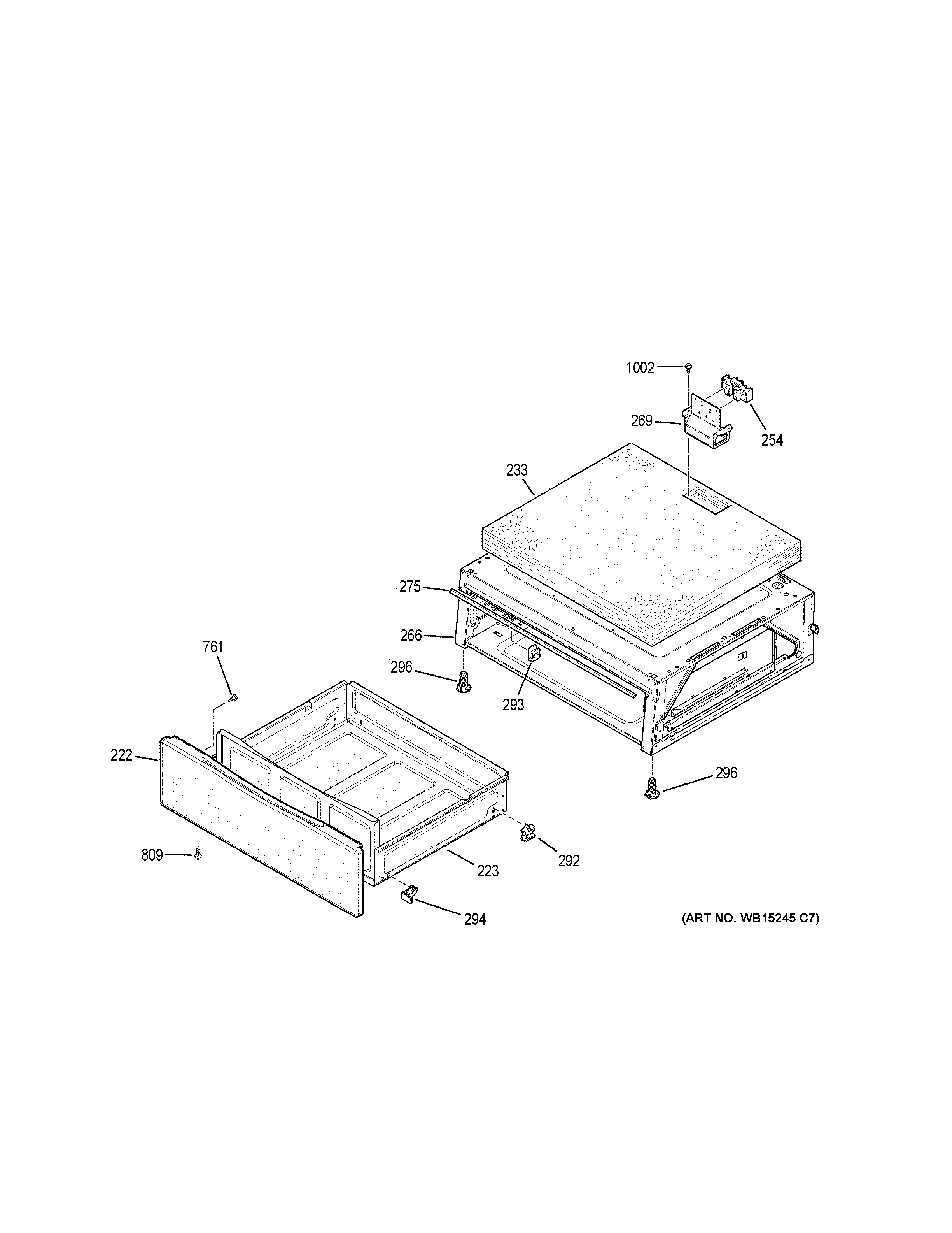 GE PHB920EJ3ES warming drawer diagram