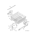 GE ZBD8900D00II upper rack assembly diagram