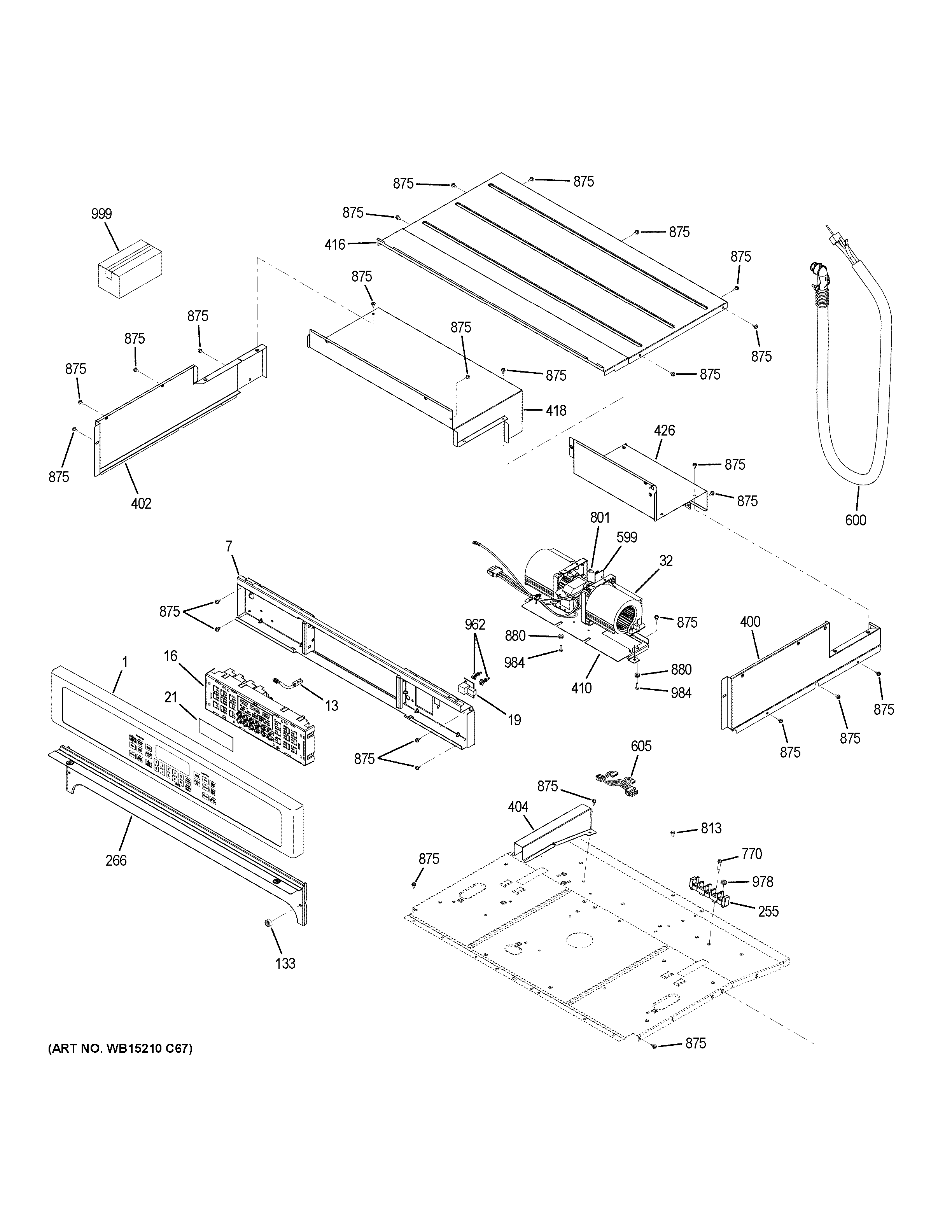 GE JT5000EJ5ES control panel diagram