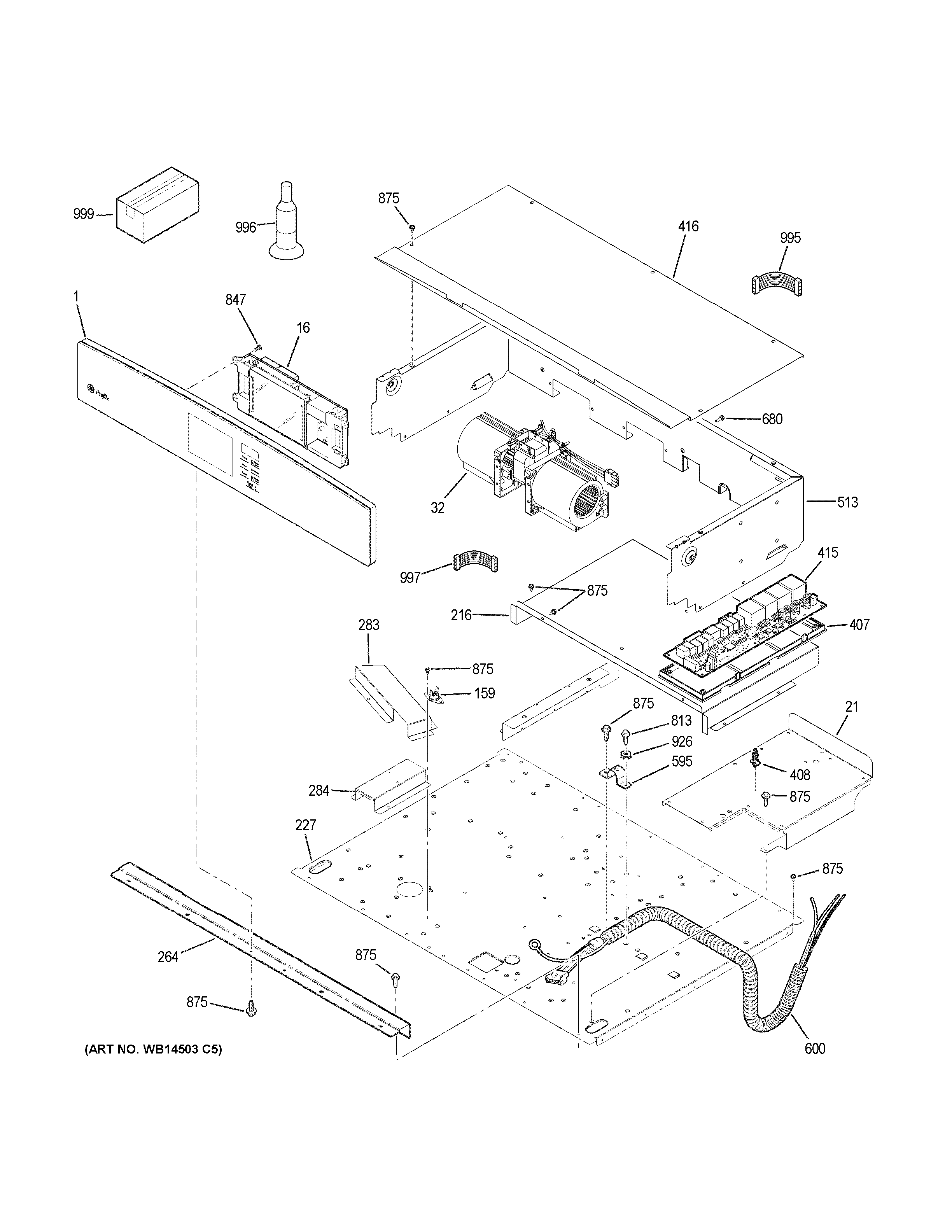 GE PT920SR1SS control panel diagram