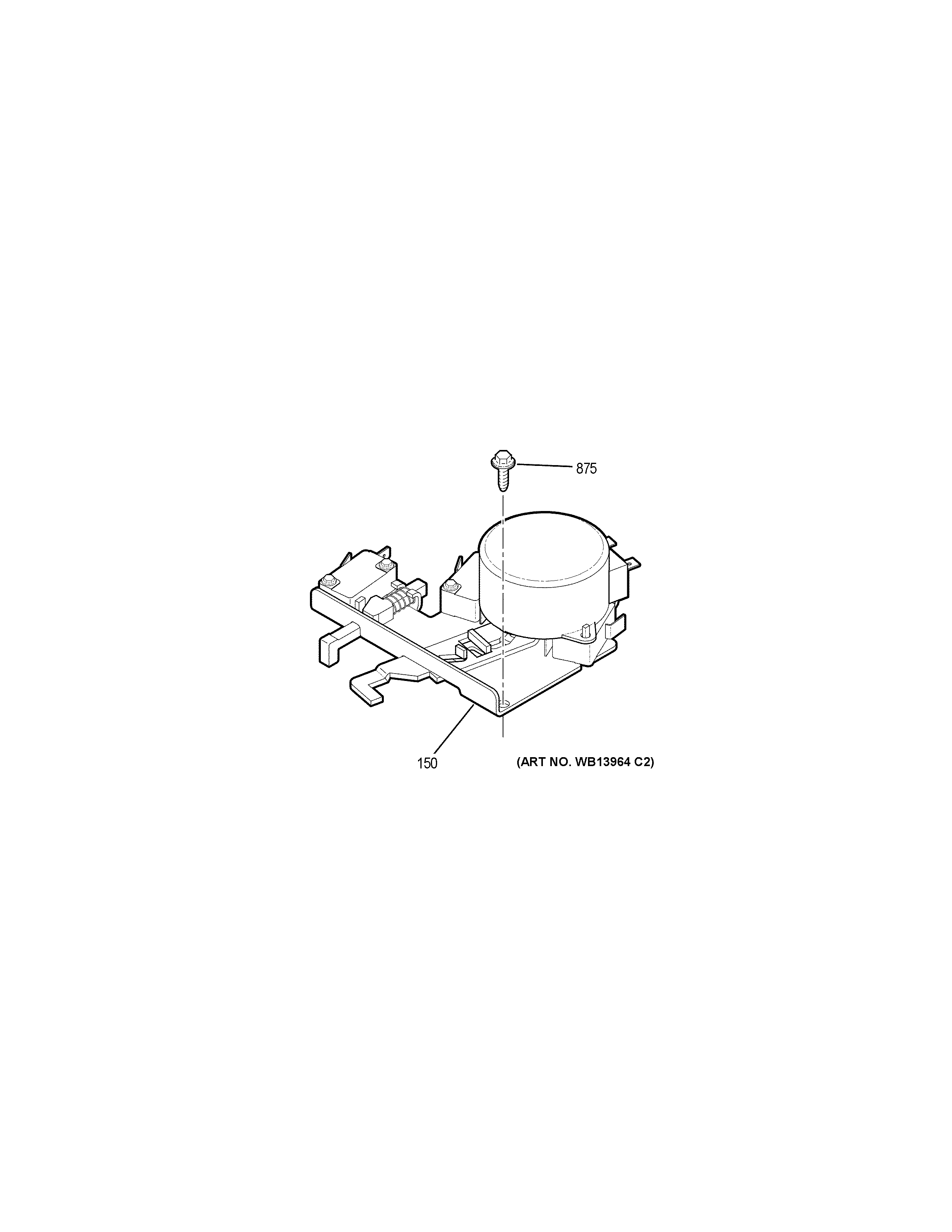 GE PT920SR1SS door lock diagram