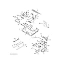 GE PGS950EEF2ES gas & burner parts diagram