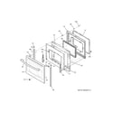 GE JB700SJ4SS door diagram