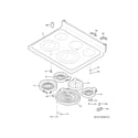 GE JB755EJ5ES cooktop diagram