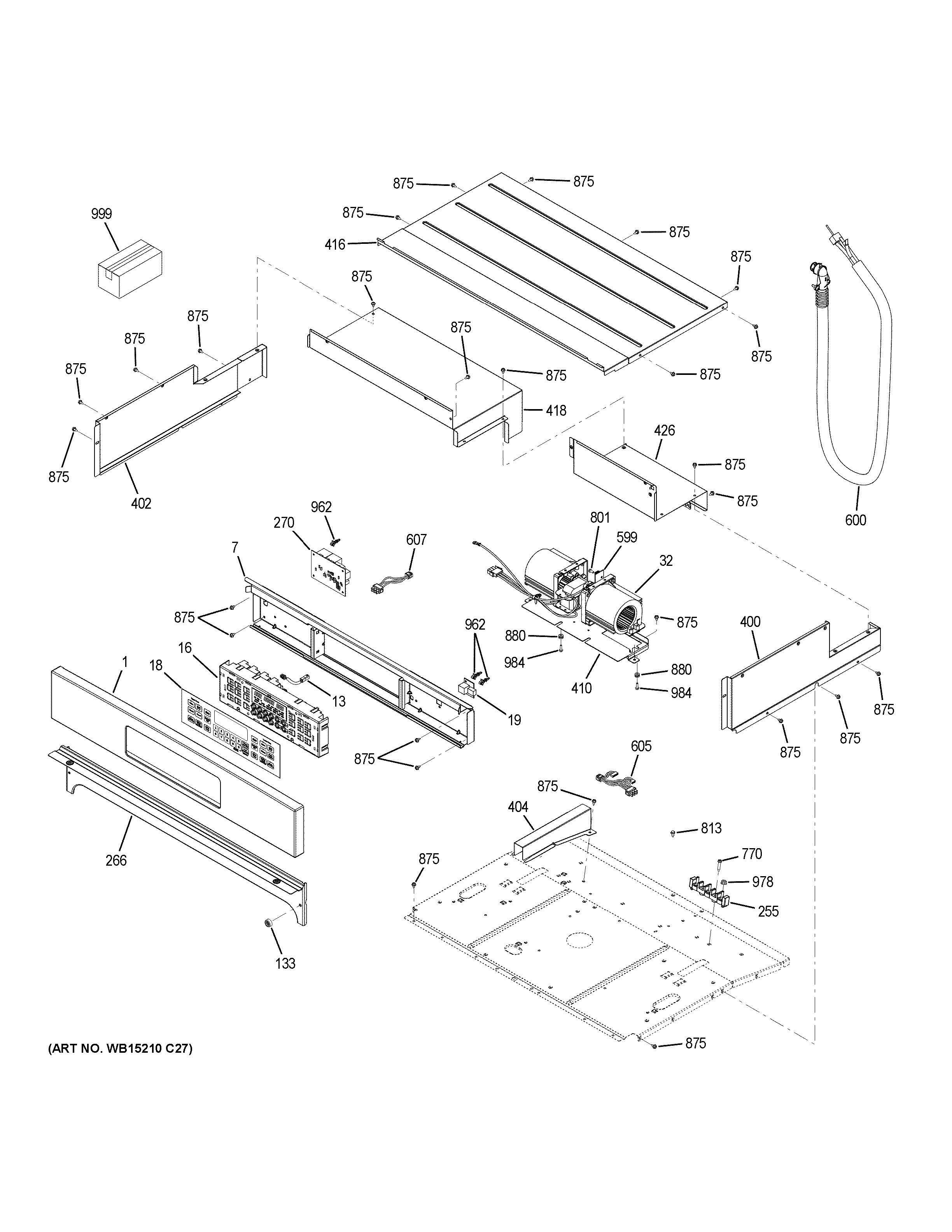 GE JK3500SF5SS control panel diagram