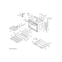 GE JK3500SF5SS lower oven diagram