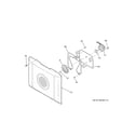 GE JB750DJ5WW convection fan diagram