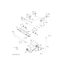 GE JGBS62DEK1BB gas & burner parts diagram