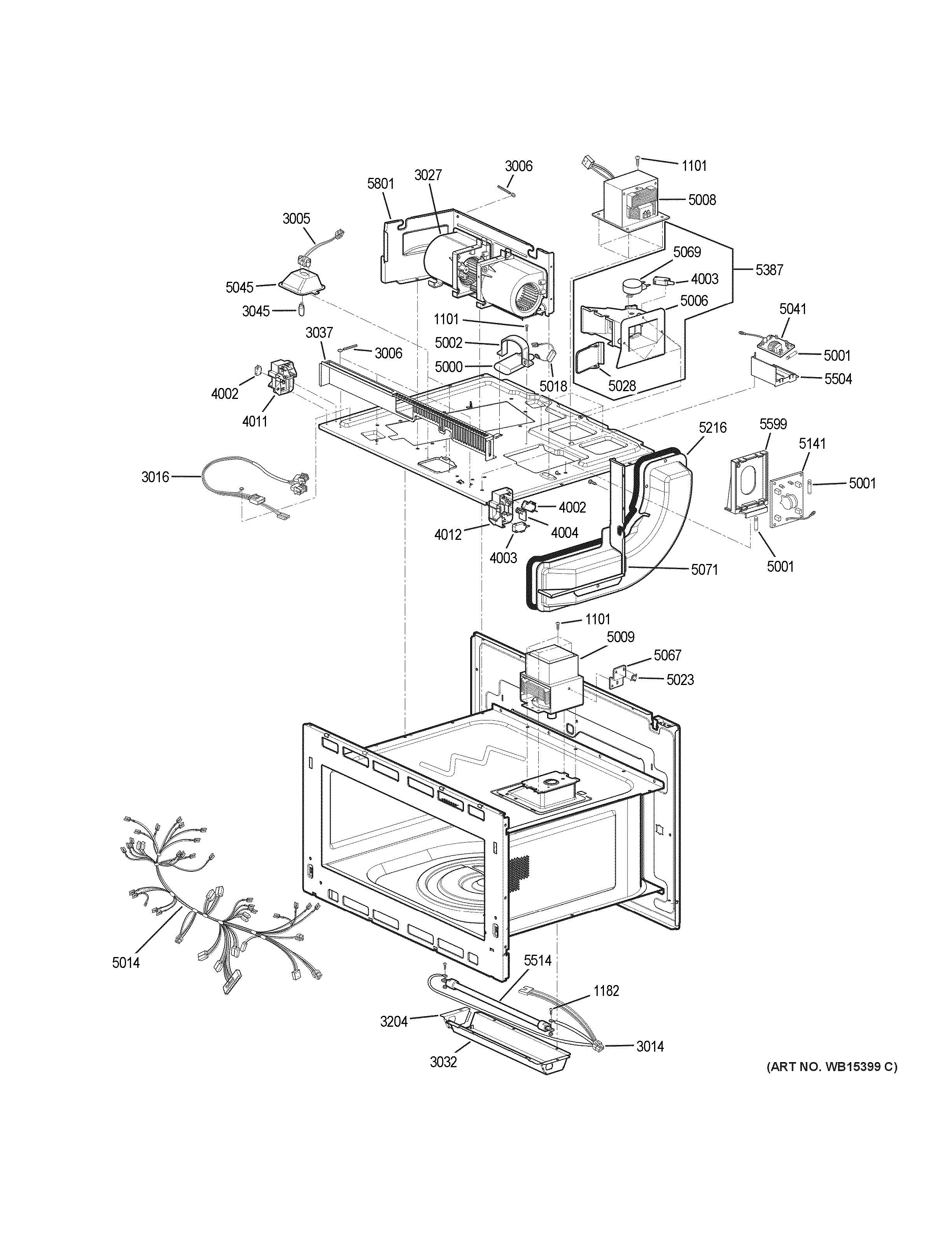 GE PT7800DH6WW insulator parts diagram