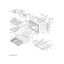 GE PT7550EH7ES lower oven diagram
