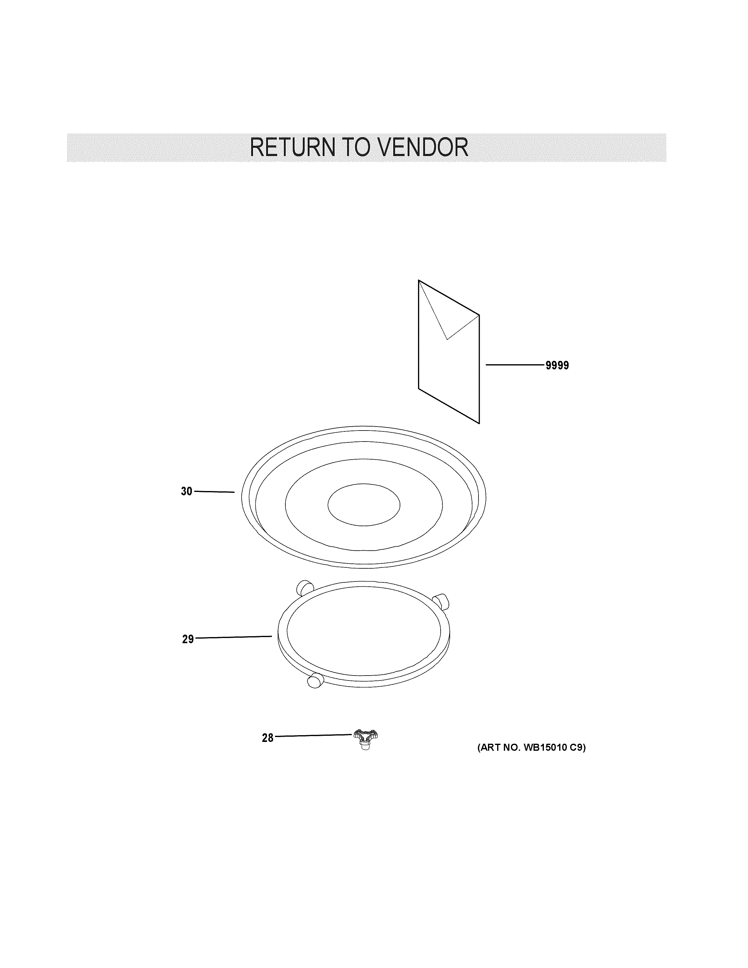 GE JES1657DM1BB microwave diagram