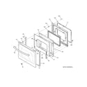 GE PHB920EJ4ES door diagram