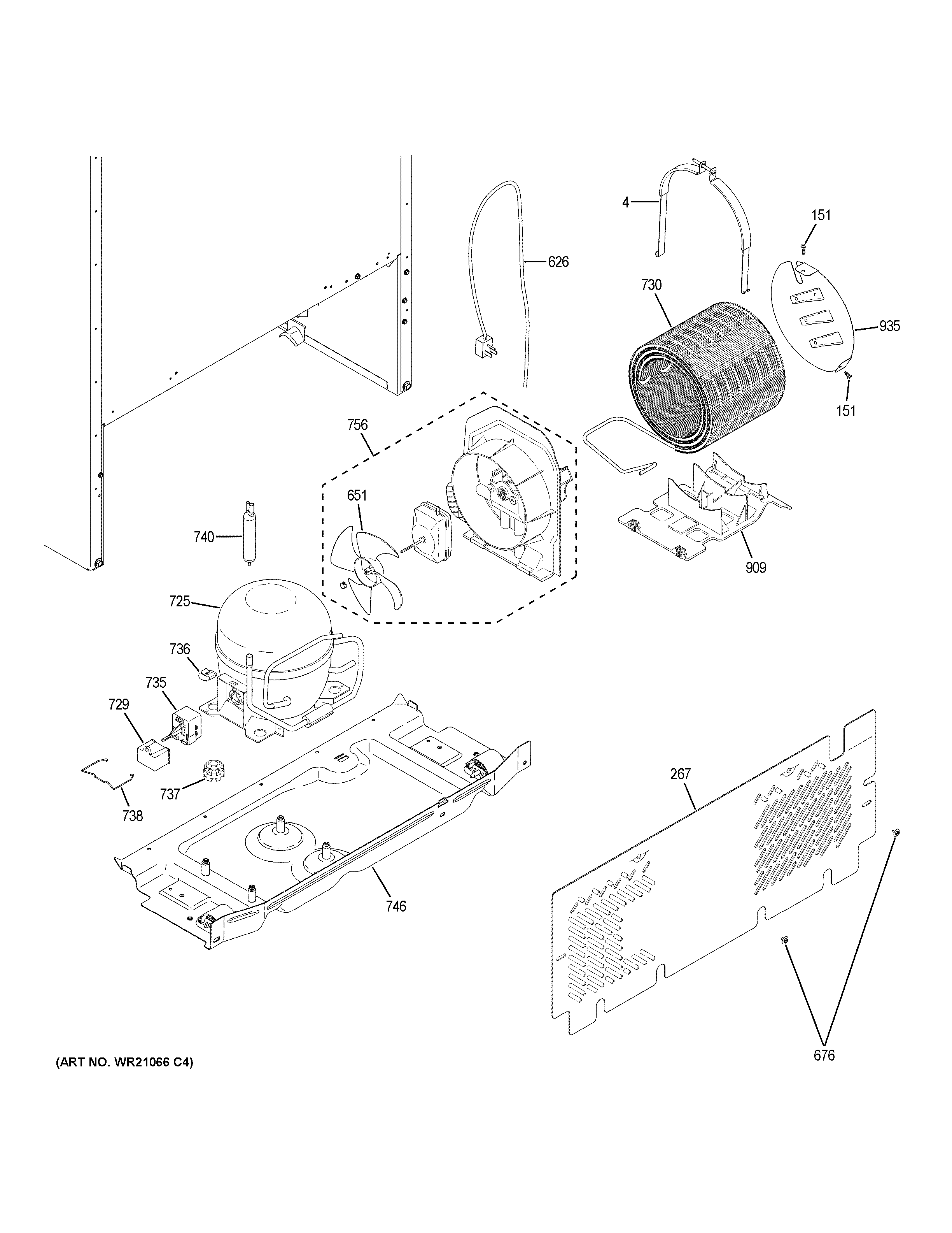 Hotpoint HPS15BTHMLCC machine compartment diagram