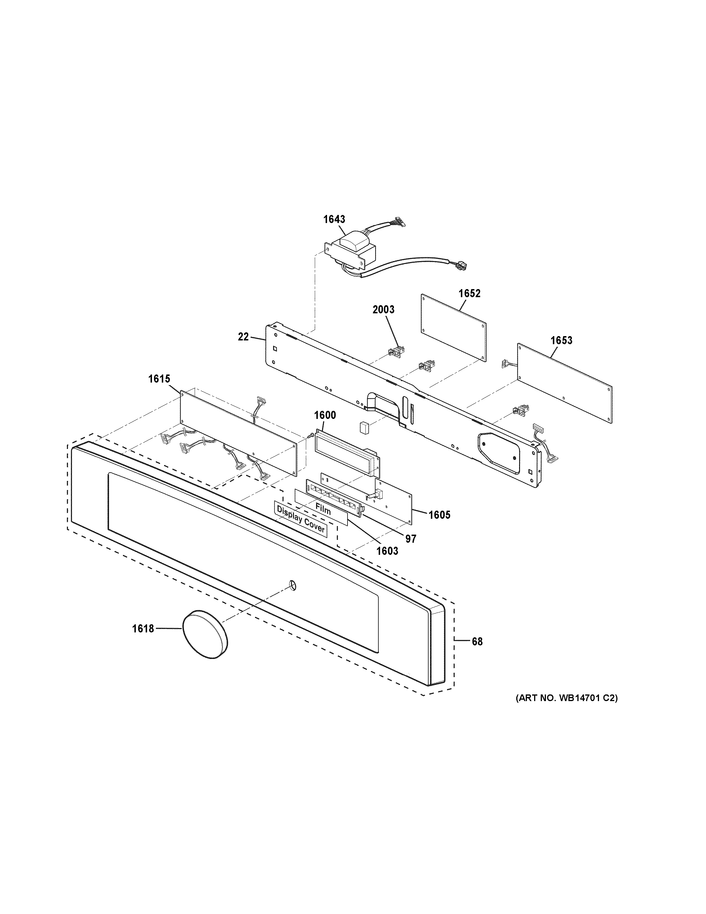 GE CSB9120SJ3SS control parts diagram