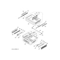 GE CYE22USHBSS freezer shelves diagram