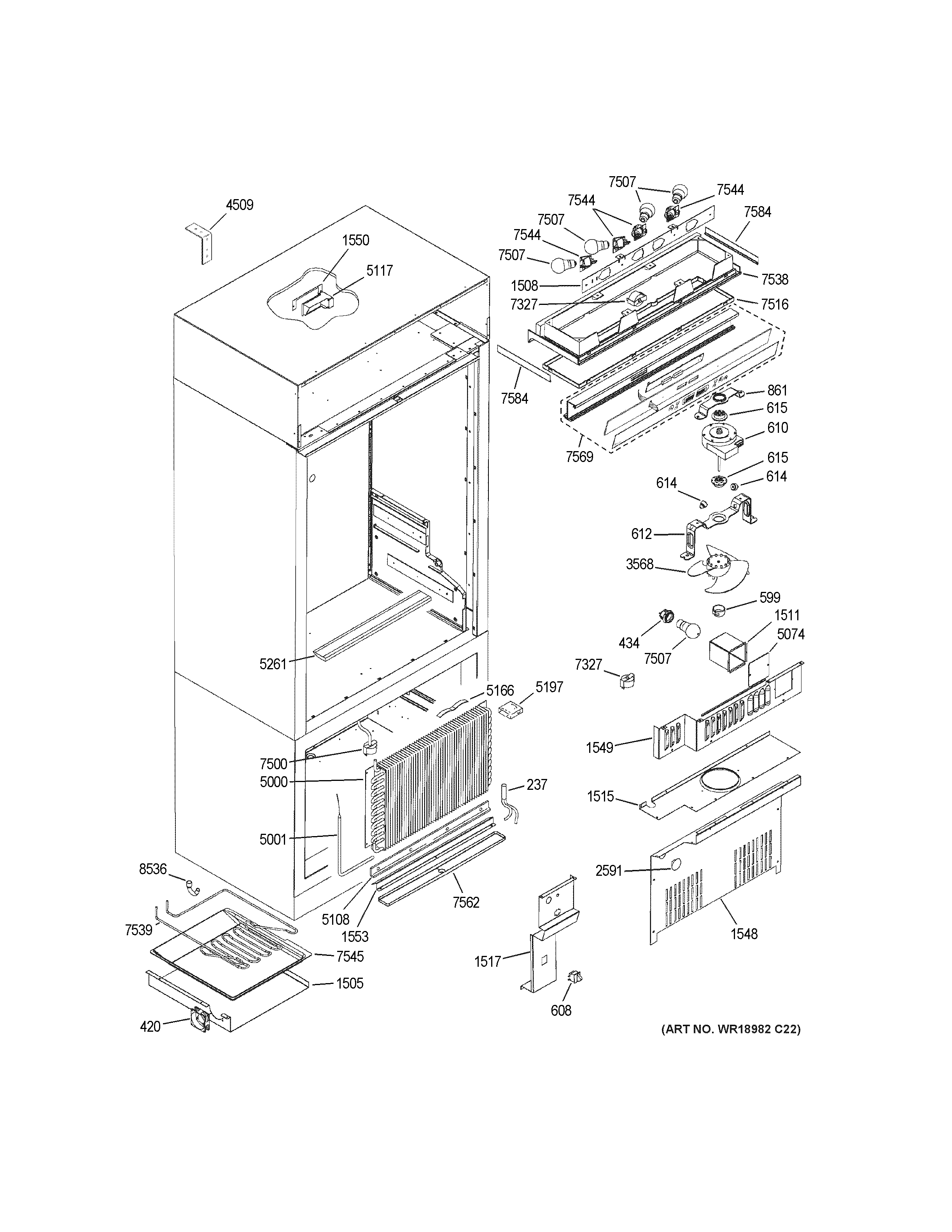 GE ZIC360NRJRH controls & components diagram