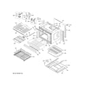 GE CT9550EK4DS lower oven diagram