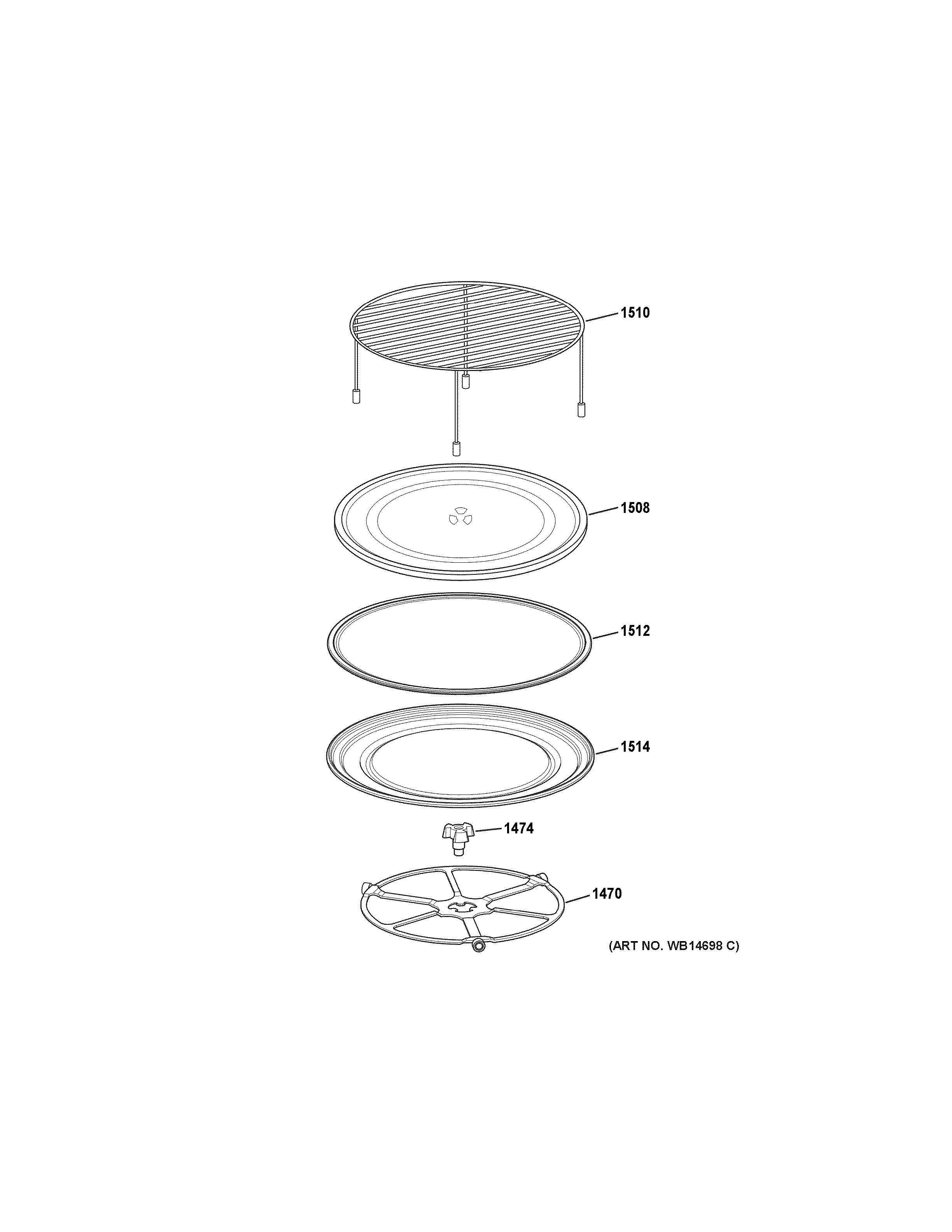 GE CSB9120SJ4SS interior parts (2) diagram