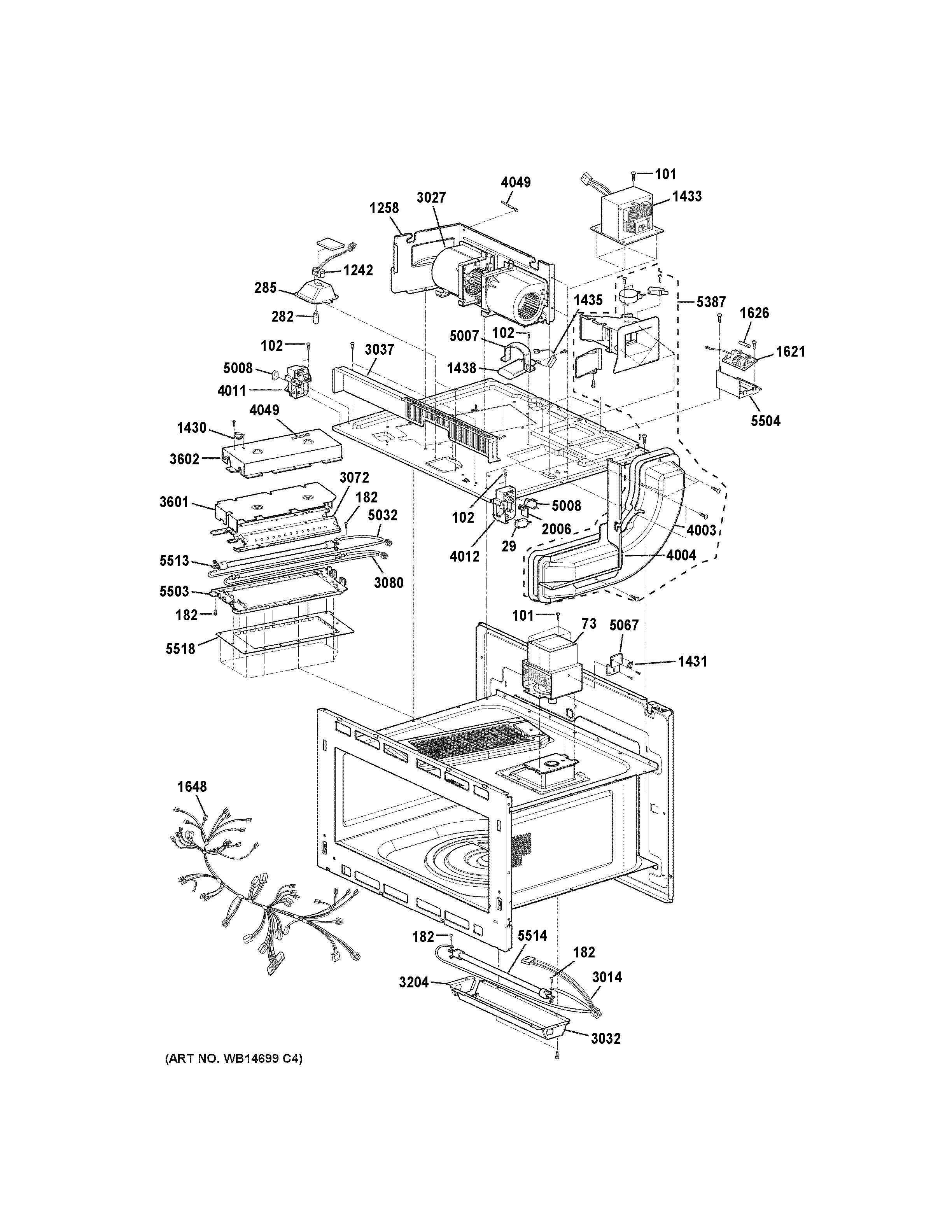 GE CSB9120SJ4SS insulator parts diagram