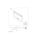 GE PSB9120EF3ES door parts diagram