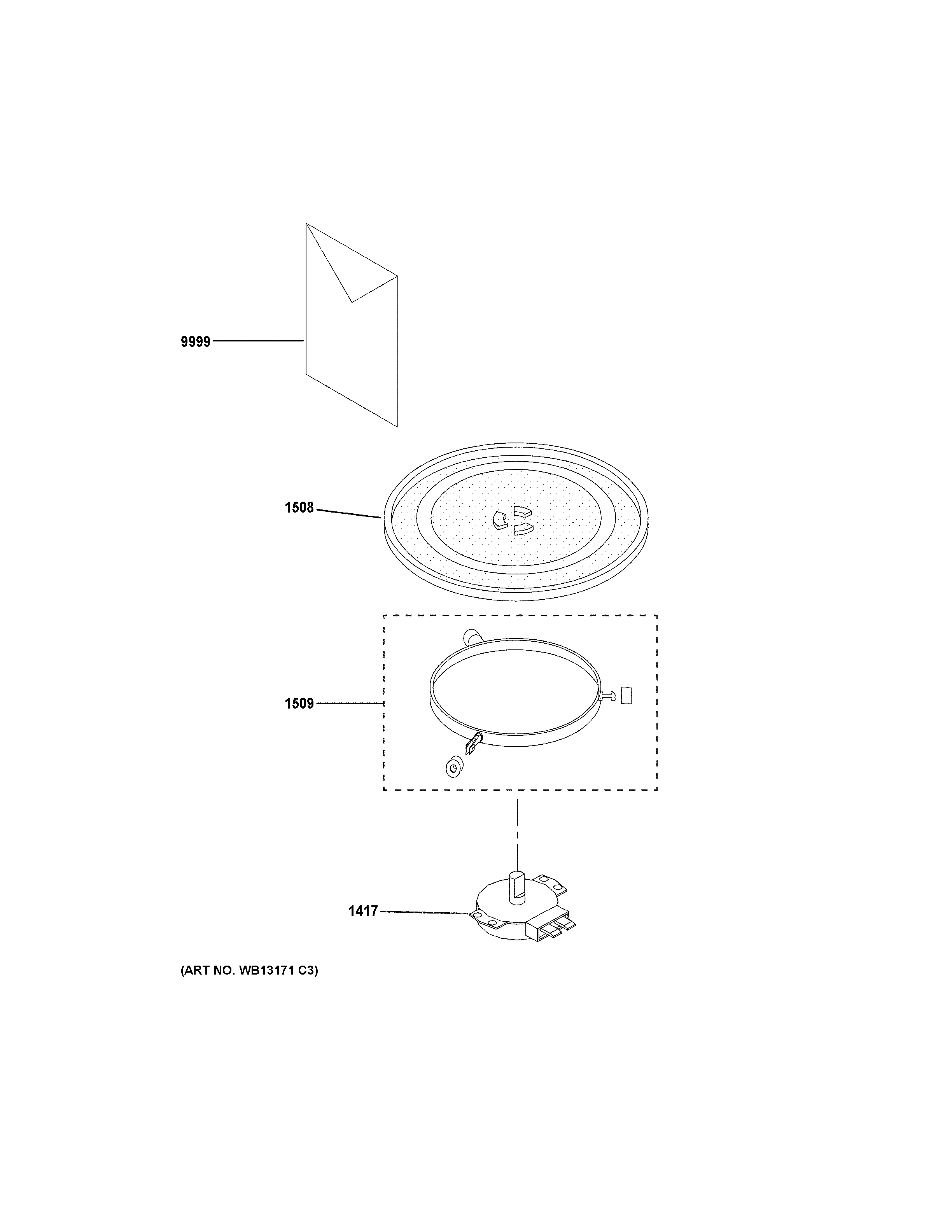 GE JE1160BD001 microwave diagram