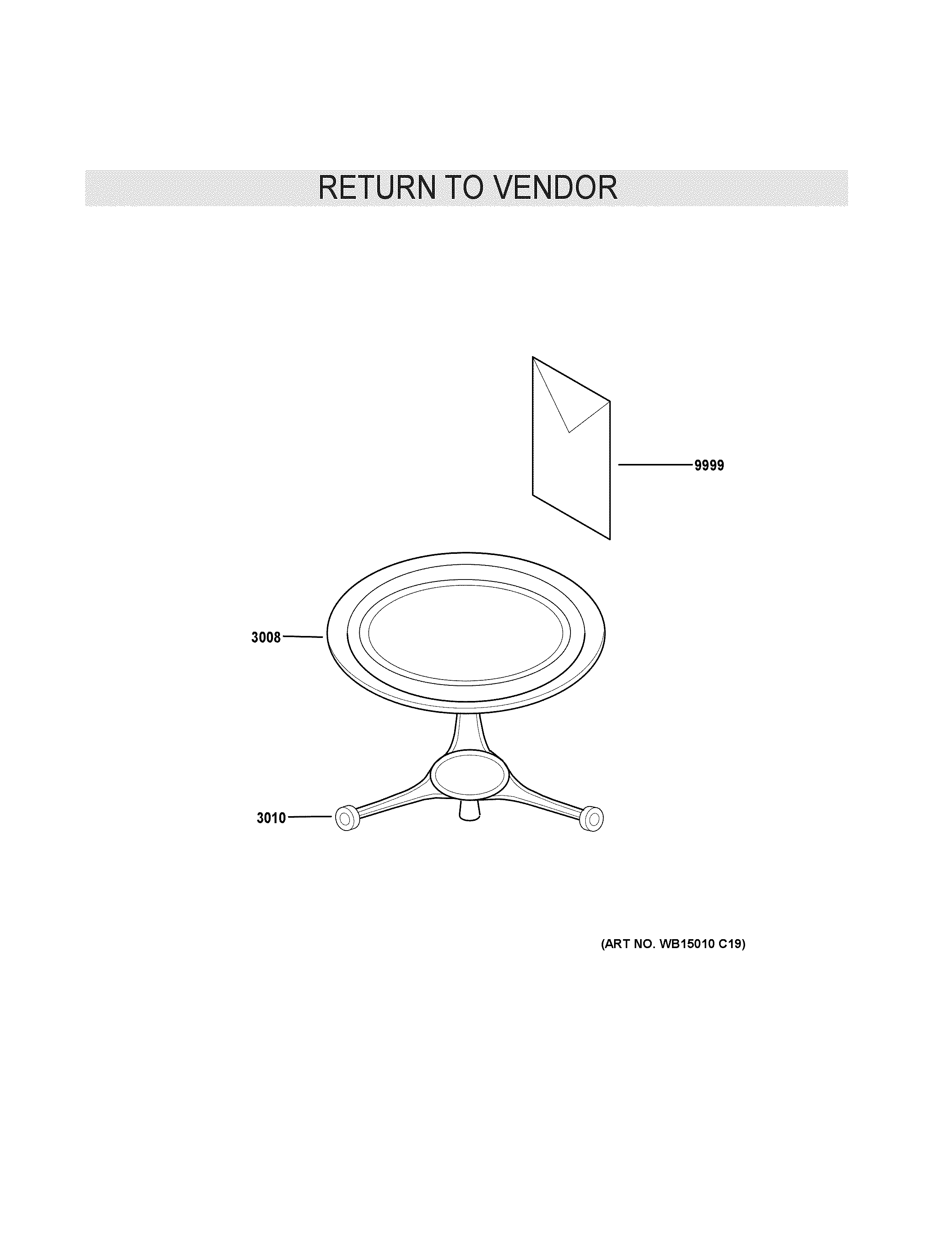 GE JE1460WF03 microwave diagram