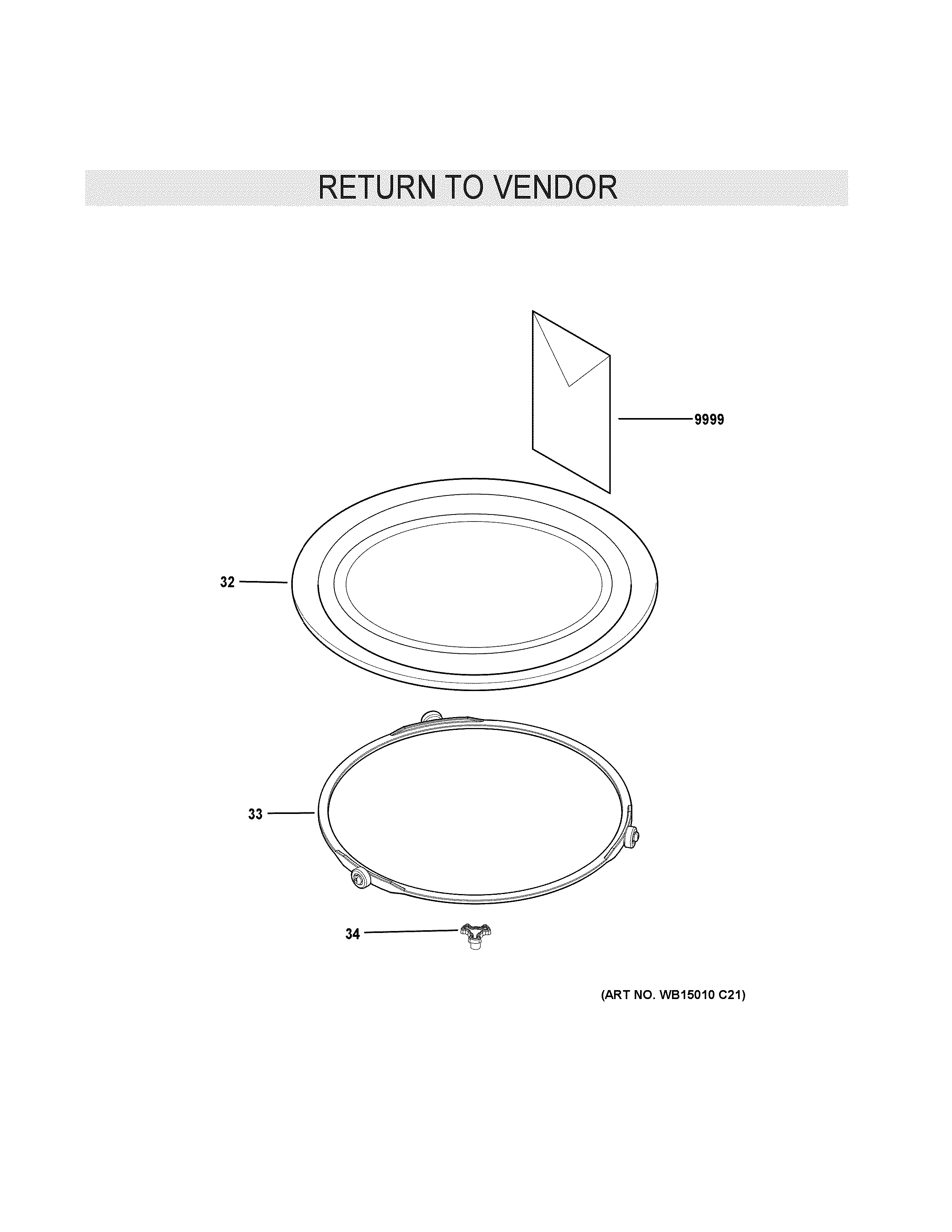 GE JEM31BF01 microwave diagram