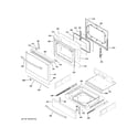 GE JGS760EEL2ES door & drawer parts diagram